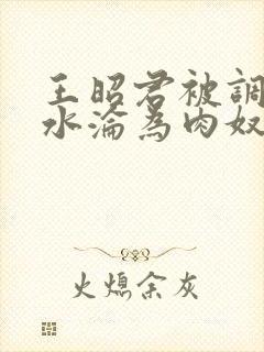 王昭君被调教喷水沦为肉奴小说