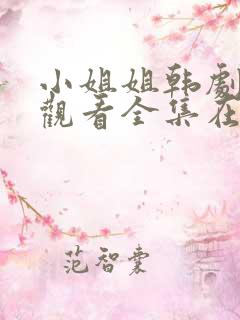 小姐姐韩剧免费观看全集在线高清