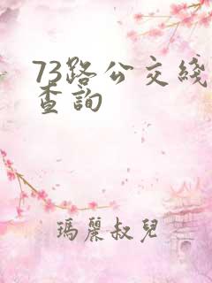 73路公交线路查询