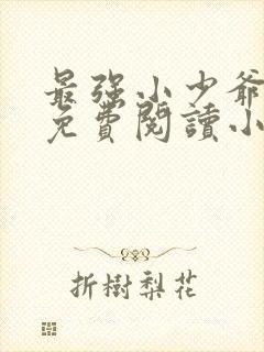 最强小少爷李凡免费阅读小说