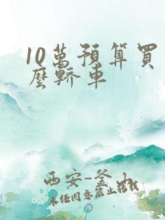 10万预算买什么轿车