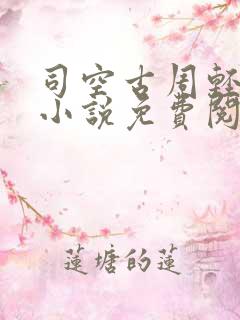 司空古周轻羽的小说免费阅读