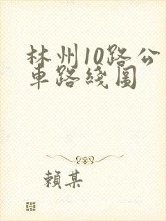 林州10路公交车路线图 林州10路公交车路线图