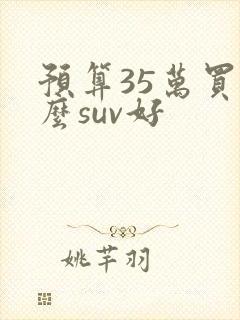 预算35万买什么suv好