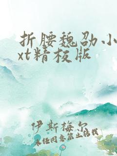 折腰魏劭小乔txt精校版