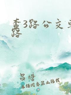查3路公交车线路