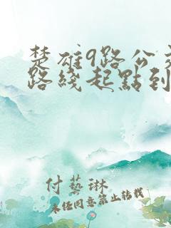 楚雄9路公交车路线起点到终点