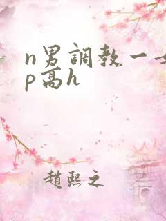 n男调教一女np高h