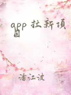 app 拉新项目