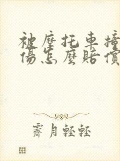 被摩托车撞了轻伤怎么赔偿