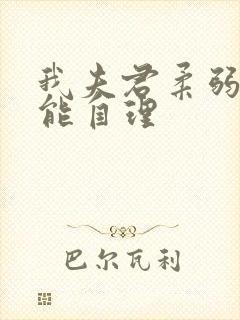 我夫君柔弱且不能自理