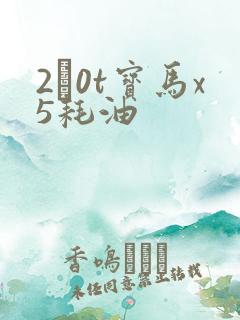 2·0t宝马x5耗油