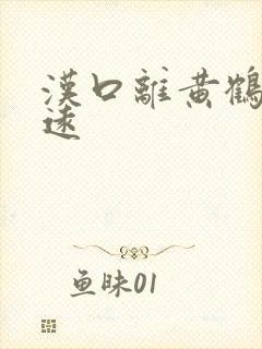 汉口离黄鹤楼多远