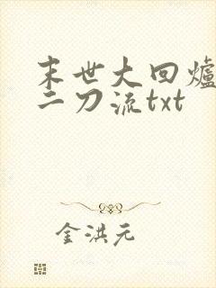 末世大回炉二十二刀流txt