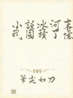 小说冰河末世:我囤积了亿亿万物资阅读