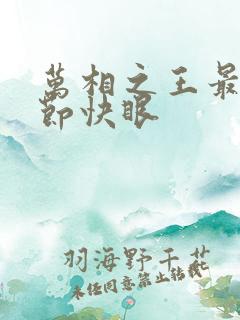 万相之王最新章节快眼 万相之王最新章节快眼