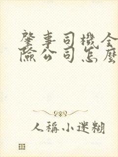 肇事司机全责保险公司怎么赔偿
