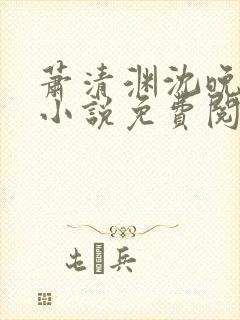 萧清渊沈晚棠的小说免费阅读