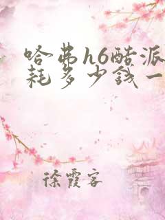 哈弗h6酷派油耗多少钱一公里