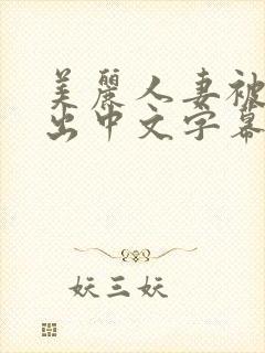 美丽人妻被奸中出中文字幕