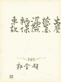 车辆漏检出了事故保险怎么赔