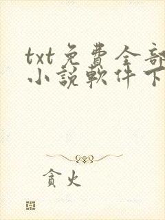 txt免费全部小说软件下载
