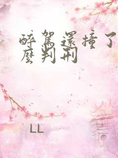 醉驾还撞了人怎么判刑