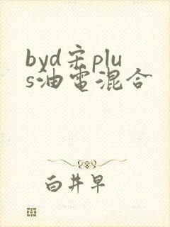 byd宋plus油电混合