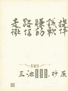 走路赚钱提现到微信的软件