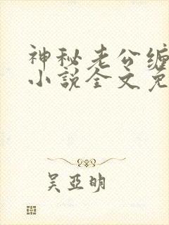 神秘老公缠上我小说全文免费阅读