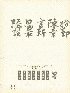 陆思言陈盼娣小说最新章节更新时间