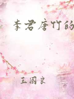 李君唐竹的小说