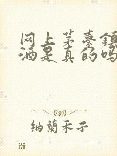 网上茅台镇酱香酒是真的吗 网上茅台镇酱香酒是真的吗