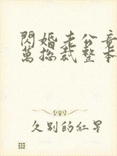 闪婚老公竟是亿万总裁整本免费