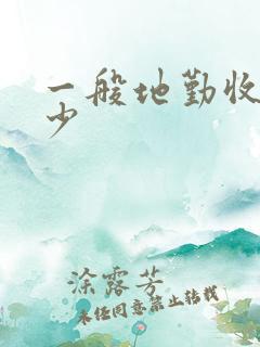 一般地勤收入多少
