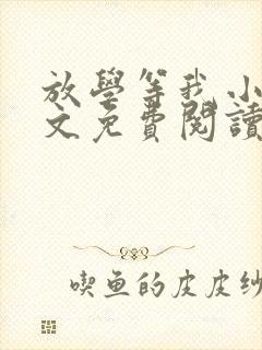 放学等我小说全文免费阅读无删减