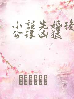 小说先婚后爱老公很凶猛