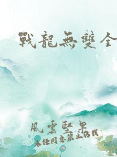 战龙无双全本