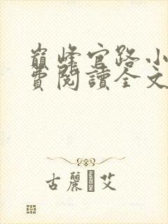 巅峰官路小说免费阅读全文无删减