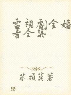 电视剧金婚免费看全集