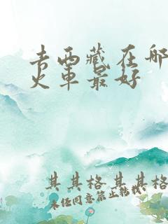去西藏在哪里坐火车最好