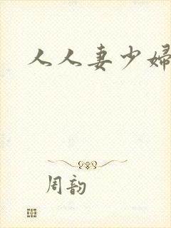 人人妻少妇av