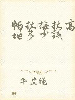 帕拉梅拉高配落地多少钱