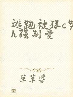逃跑被狠c哭高h强制爱