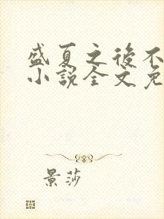 盛夏之后不相见小说全文免费阅读