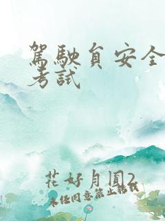 驾驶员安全培训考试