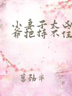 小妻子太凶,陆爷把持不住了 小说大结局好吗