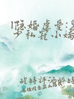 l隐婚虐爱:慕少私宠小娇妻