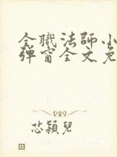 全职法师小说无弹窗全文免费阅读