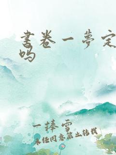 书卷一梦定档了吗
